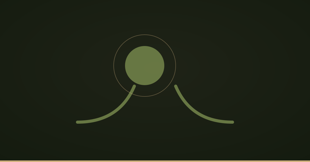 Two arms holding up a shape