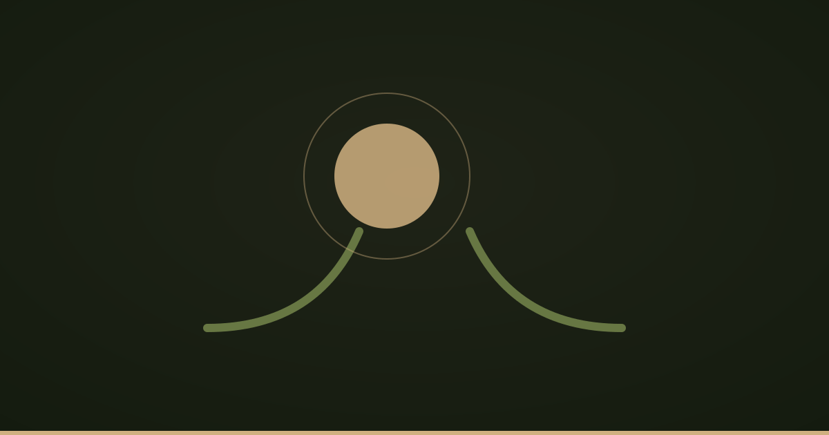 Two arms holding up a shape