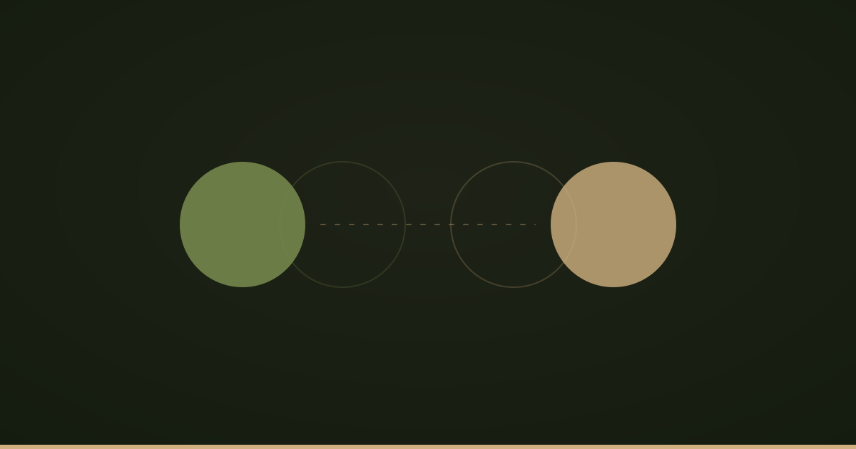 Dos formas separadas, con el rastro de dónde estuvieron